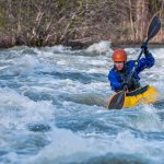 Teenage kayaking