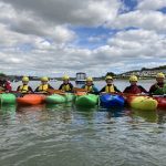 teenage kayak training course