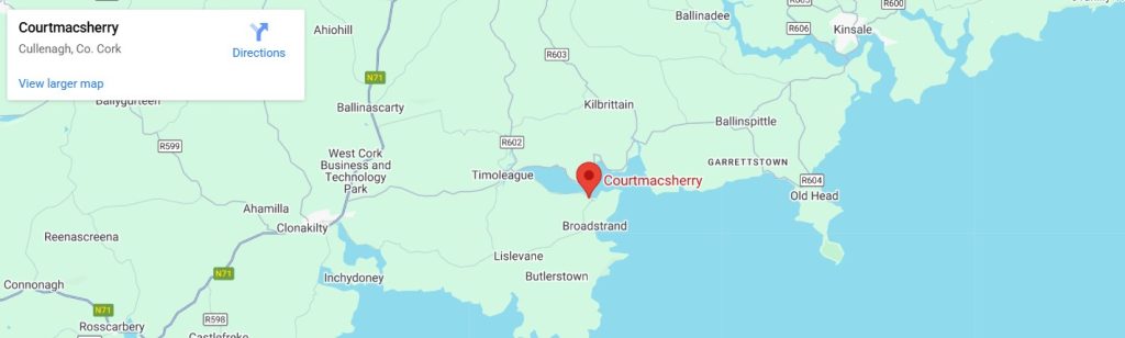 Courtmacsherry map